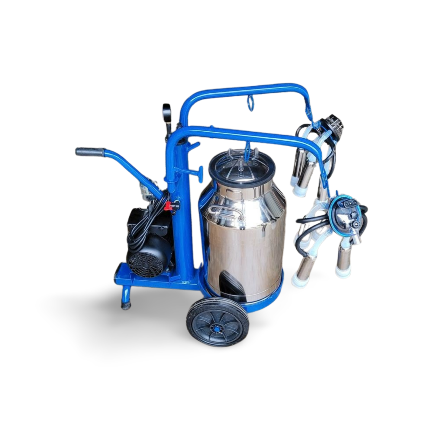 Compact Electric Milking Machine for Cows, Goats, and Sheep