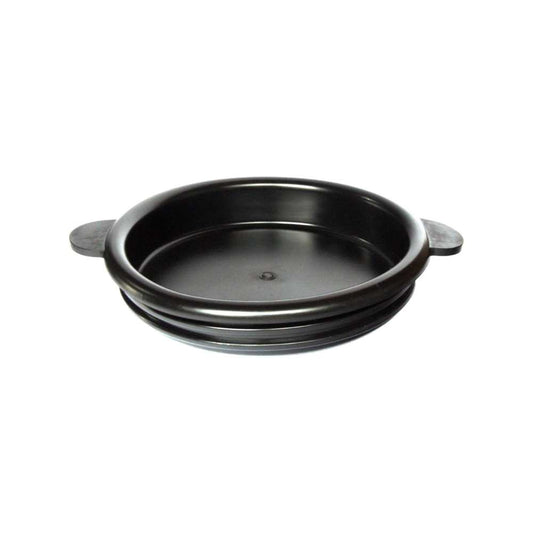 Black Rubber Lid - fits DairyCraft Stainless Transport & Collection Cans