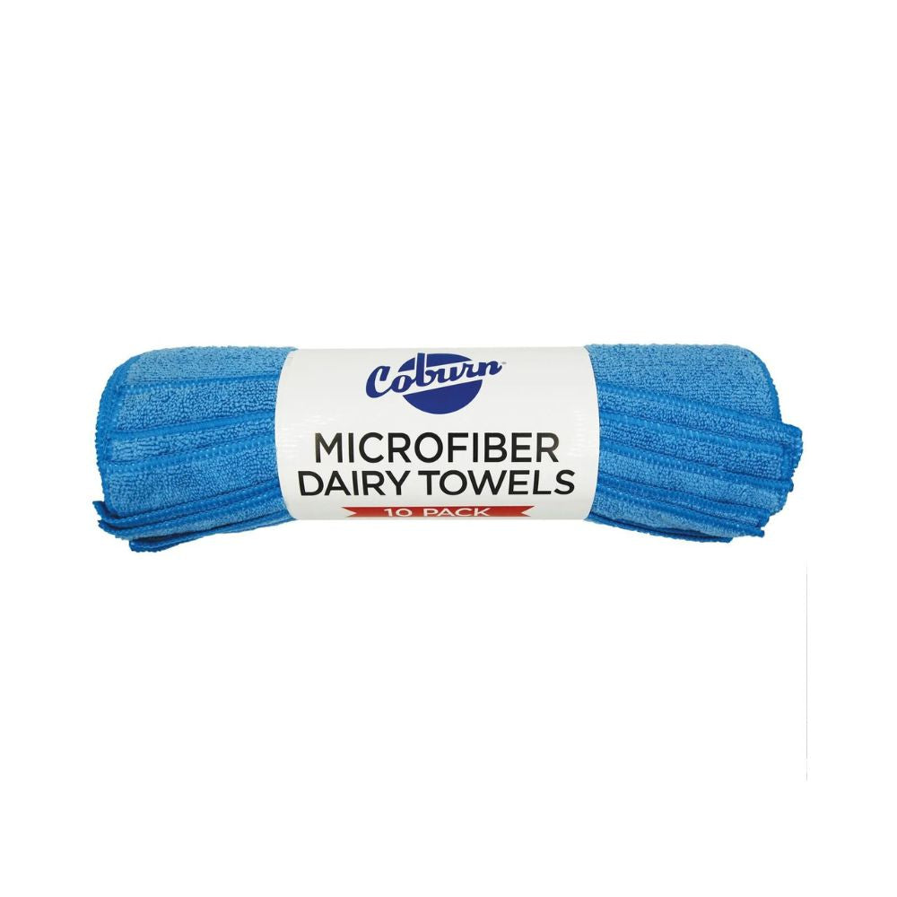 Blaue Mikrofaser-Milchhandtücher – 10 Stück