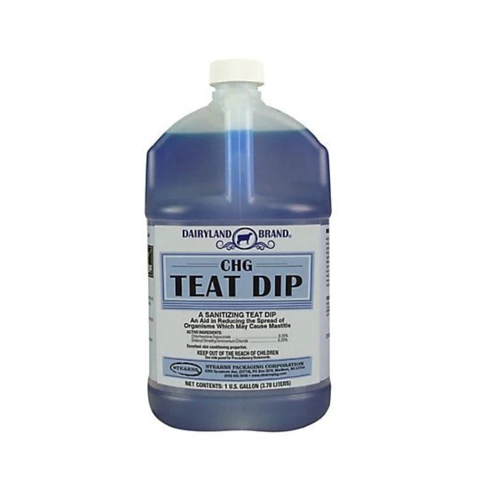 Dairyland CHG Dip para pezones para ganado, 1 gal.