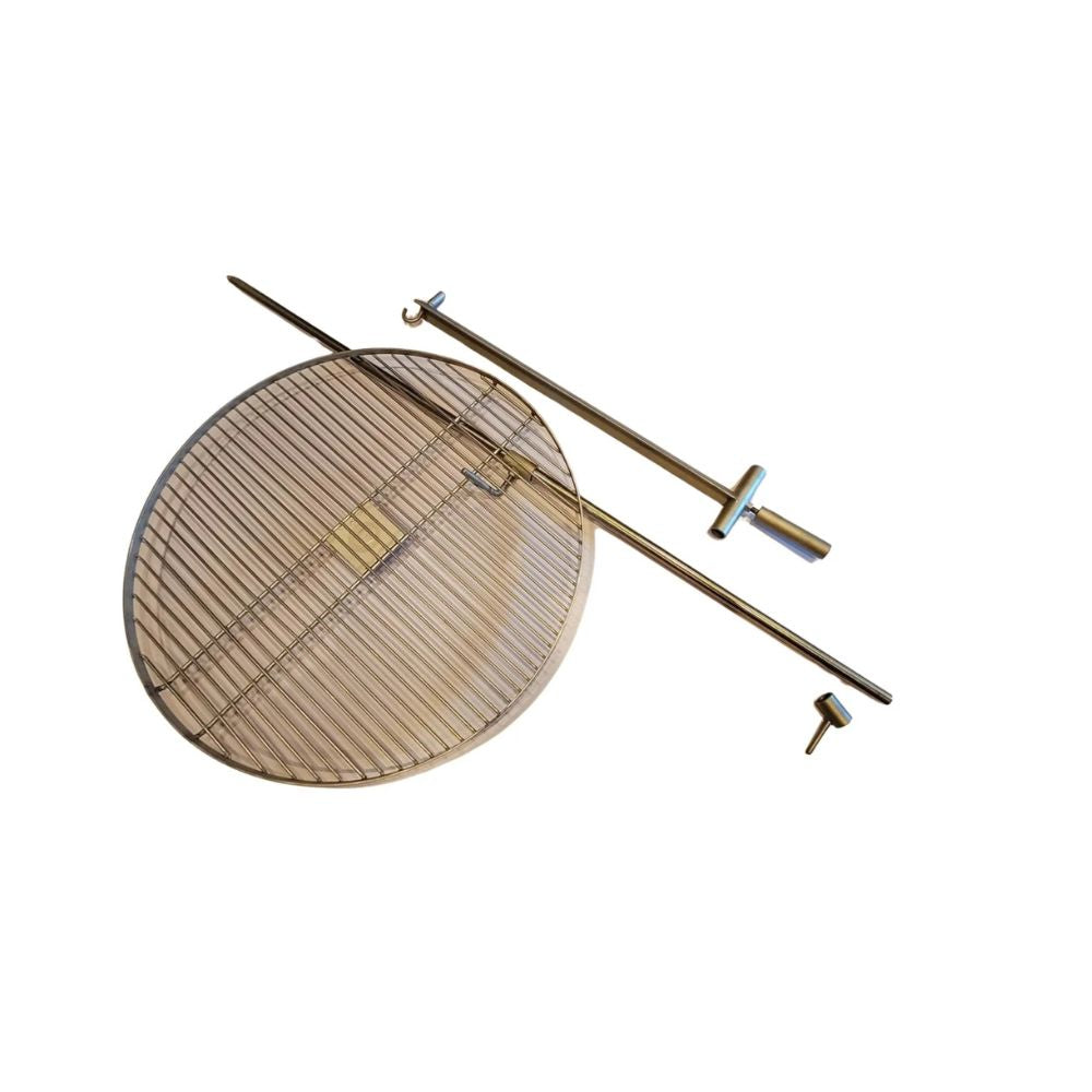 Solid Stainless Still Camp Fire Grill