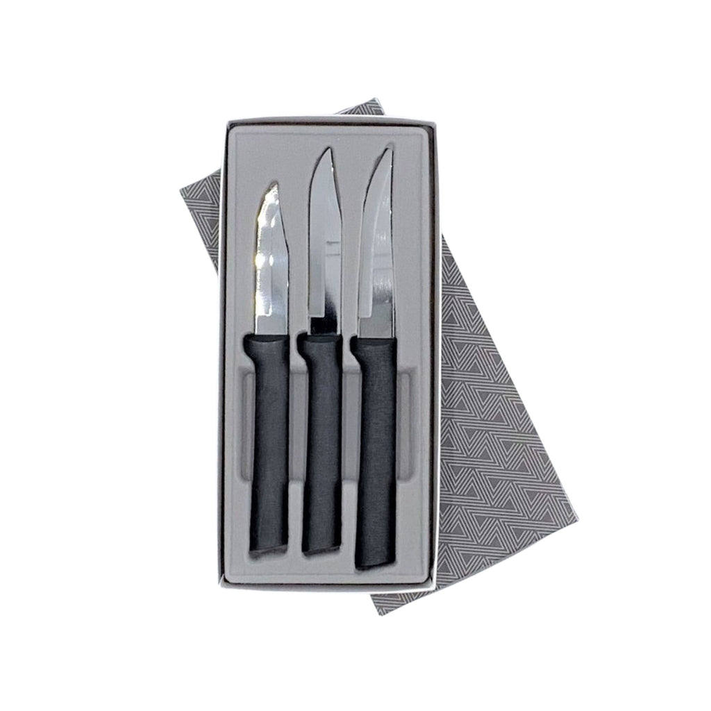 Rada Kitchen knife top 7pc group black USA made cutlery Dishwasher safe +