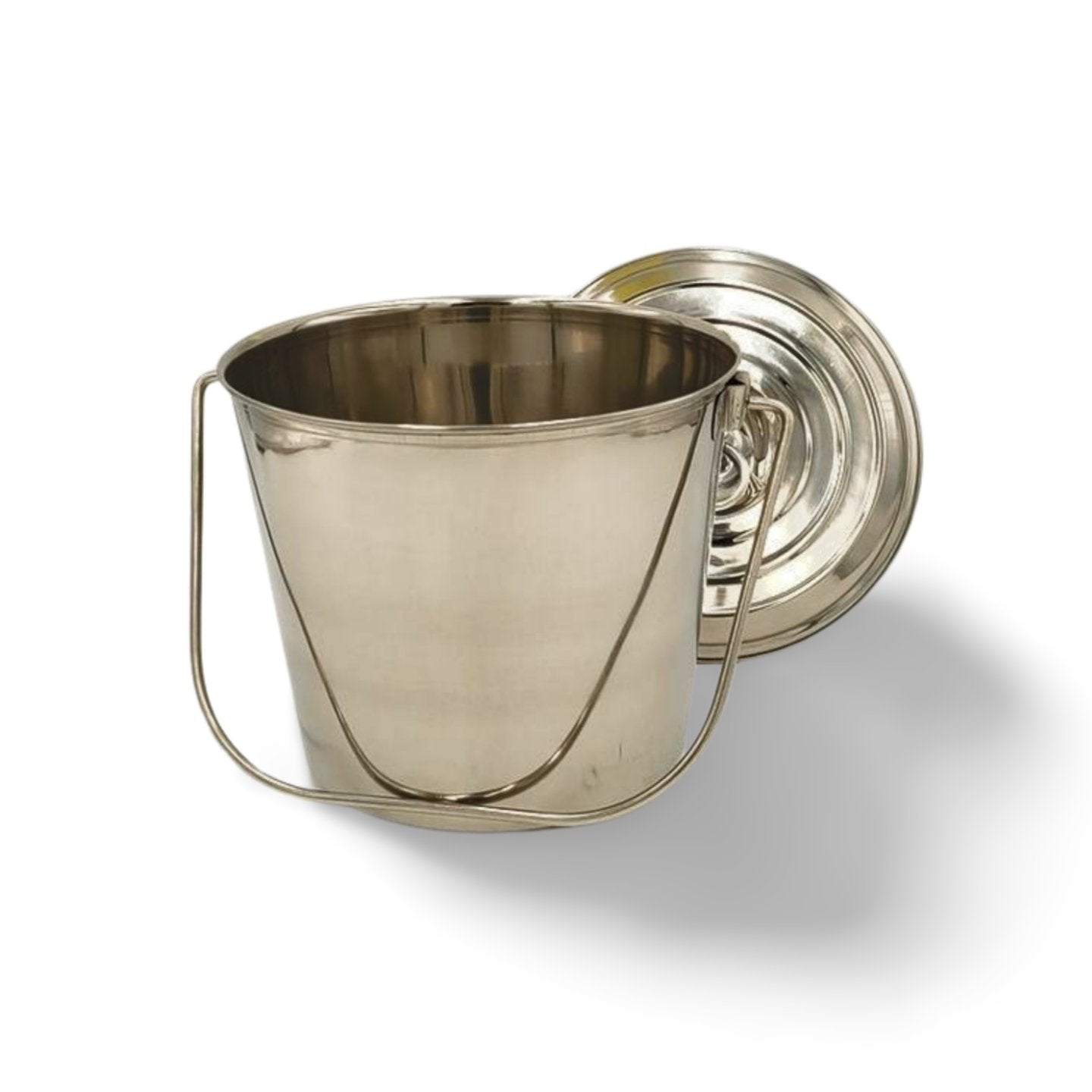 Stainless Steel Milk Pail Bucket with Lid & HandleMilk CansShenandoah Homestead Supply