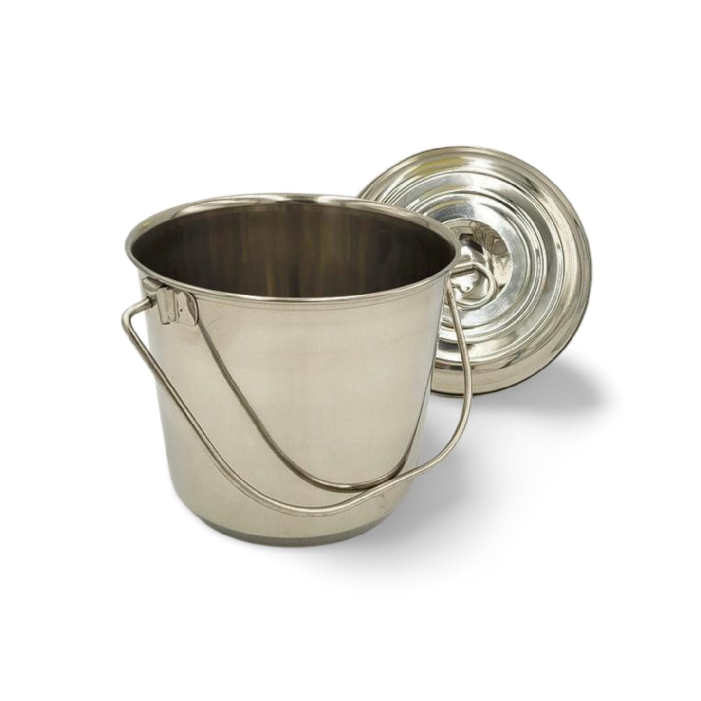Stainless Steel Milk Pail Bucket with Lid & HandleMilk CansShenandoah Homestead Supply