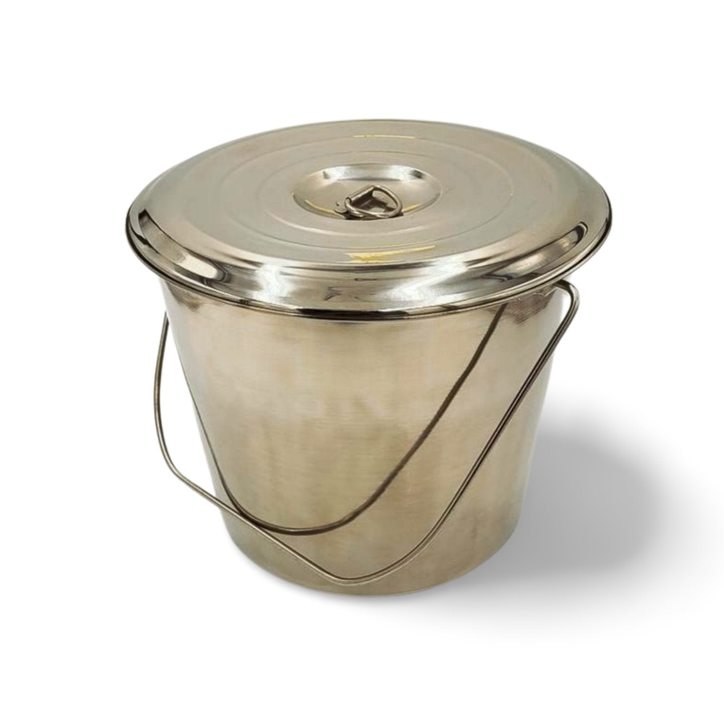 Stainless Steel Milk Pail Bucket with Lid & HandleMilk CansShenandoah Homestead Supply