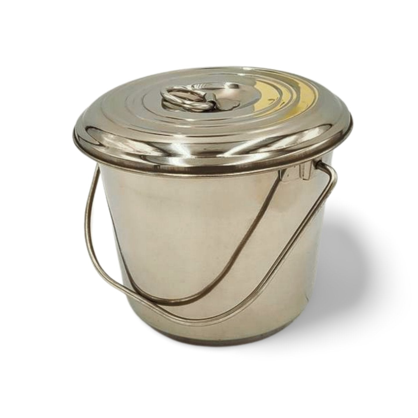 Stainless Steel Milk Pail Bucket with Lid & HandleMilk CansShenandoah Homestead Supply