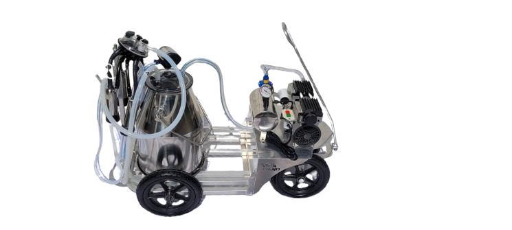 NEW!  Electric Milker with Cart Kit (Paragon Mfg. Single Cluster)