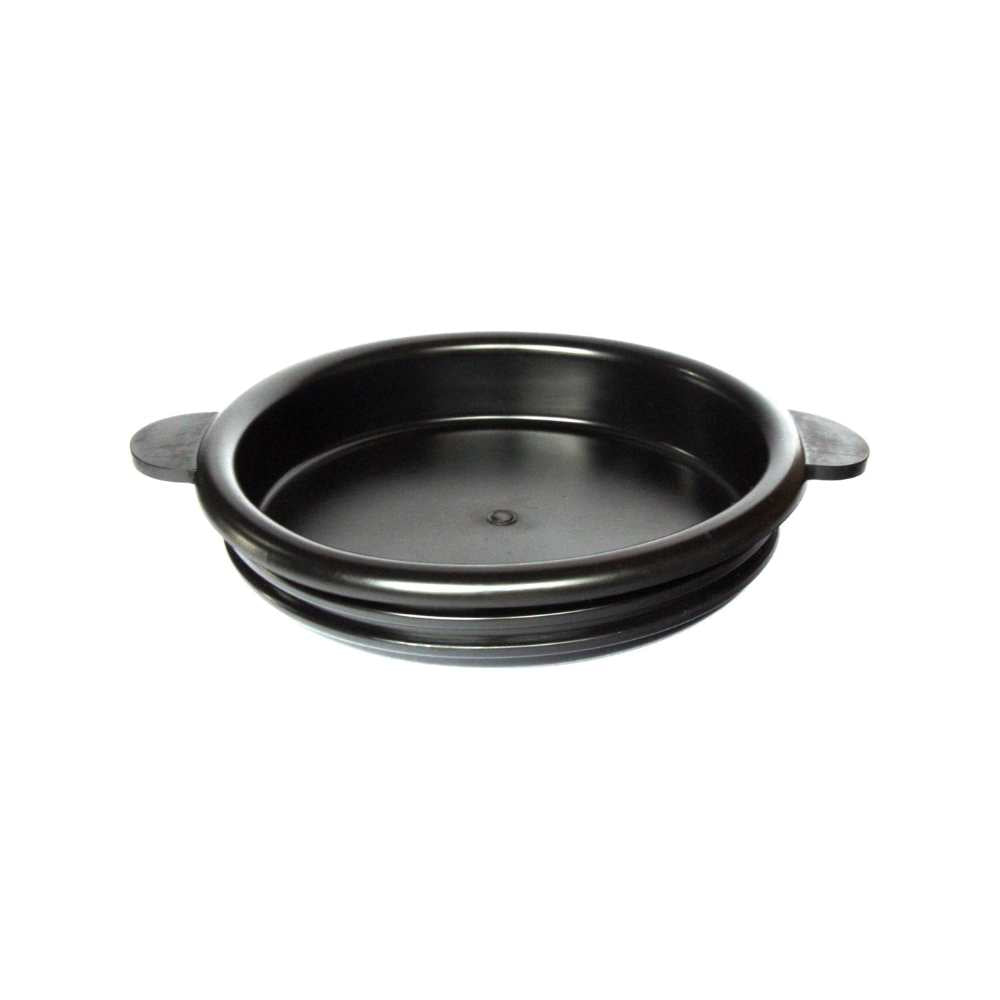 Black Rubber Lid - fits DairyCraft Stainless Transport & Collection Cans