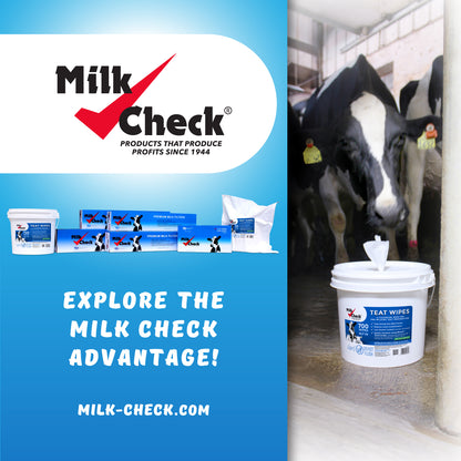 Milk Check Teat Wipes