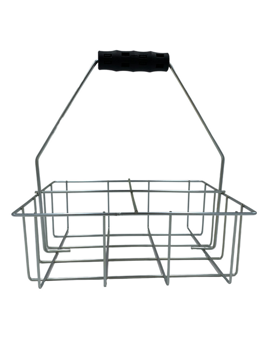 4 Cell Wire Milk Bottle Carrier for 64 Oz Bottles