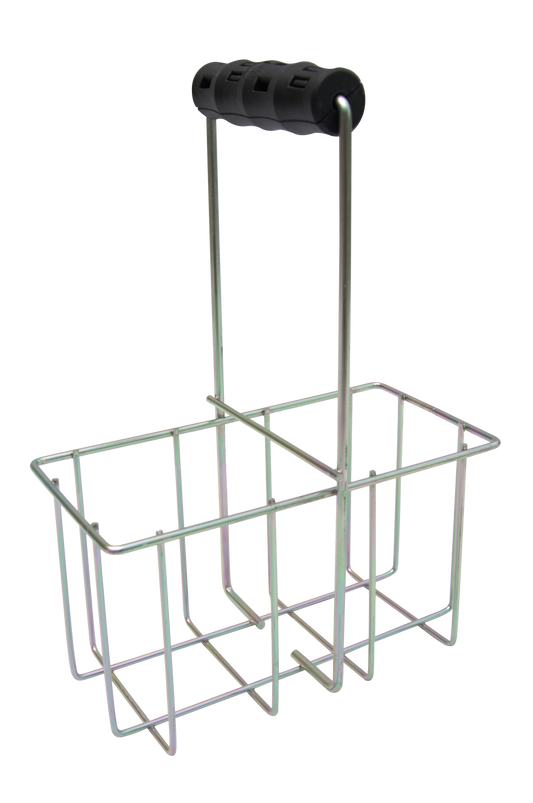 2 Cell Wire Bottle Carrier for 1 Ltr. Square Bottles