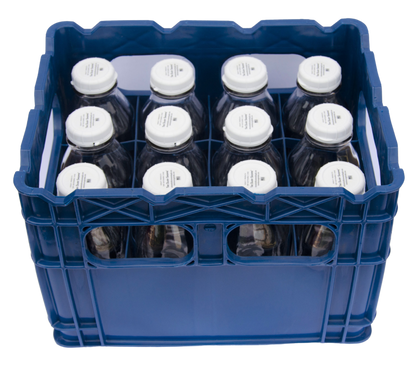 Bargain Cave Plastic Crate for Glass Milk Bottles / Commercial Duty
