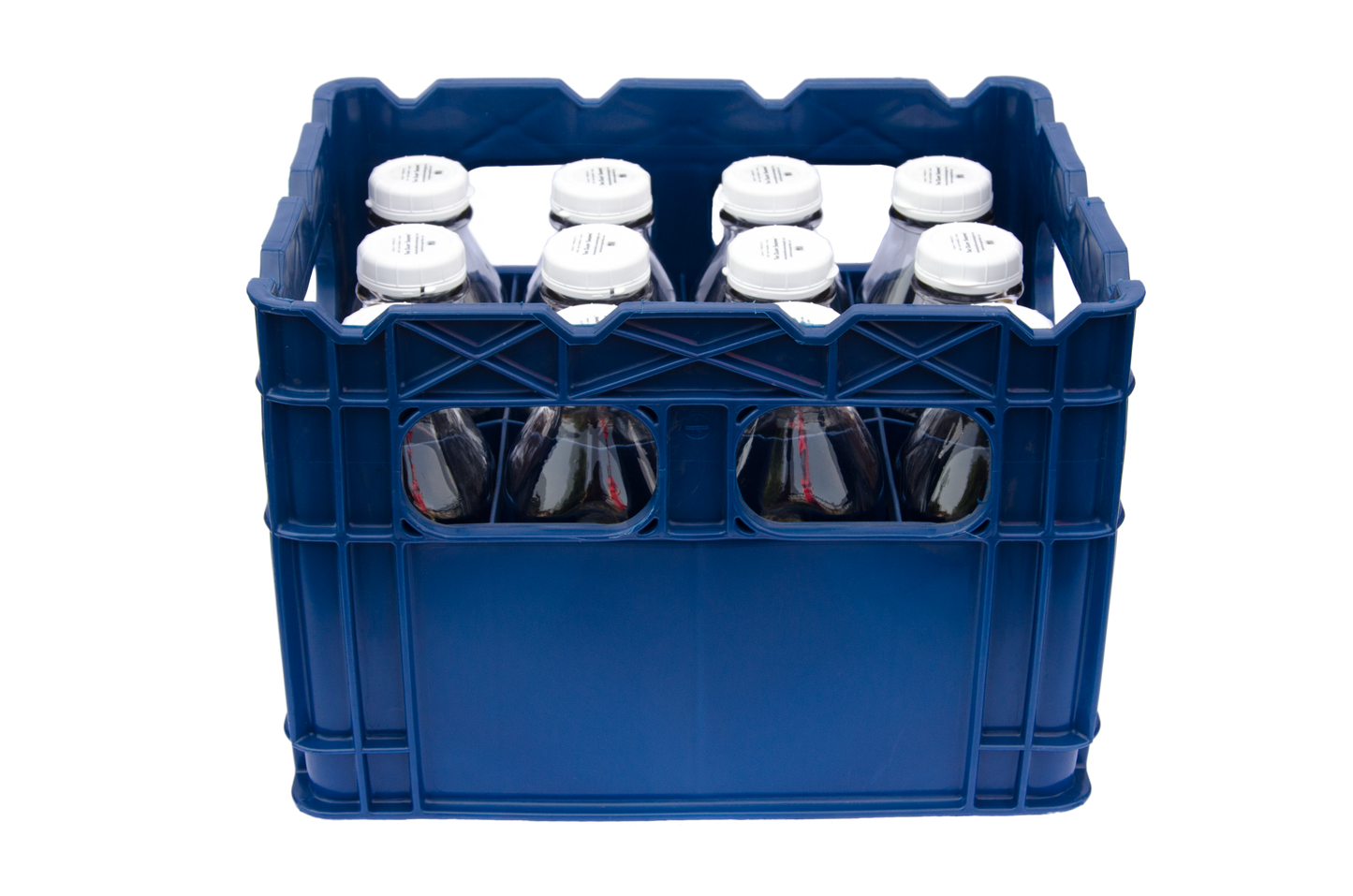 Bargain Cave Plastic Crate for Glass Milk Bottles / Commercial Duty