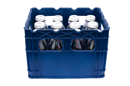 Bargain Cave Plastic Crate for Glass Milk Bottles / Commercial Duty