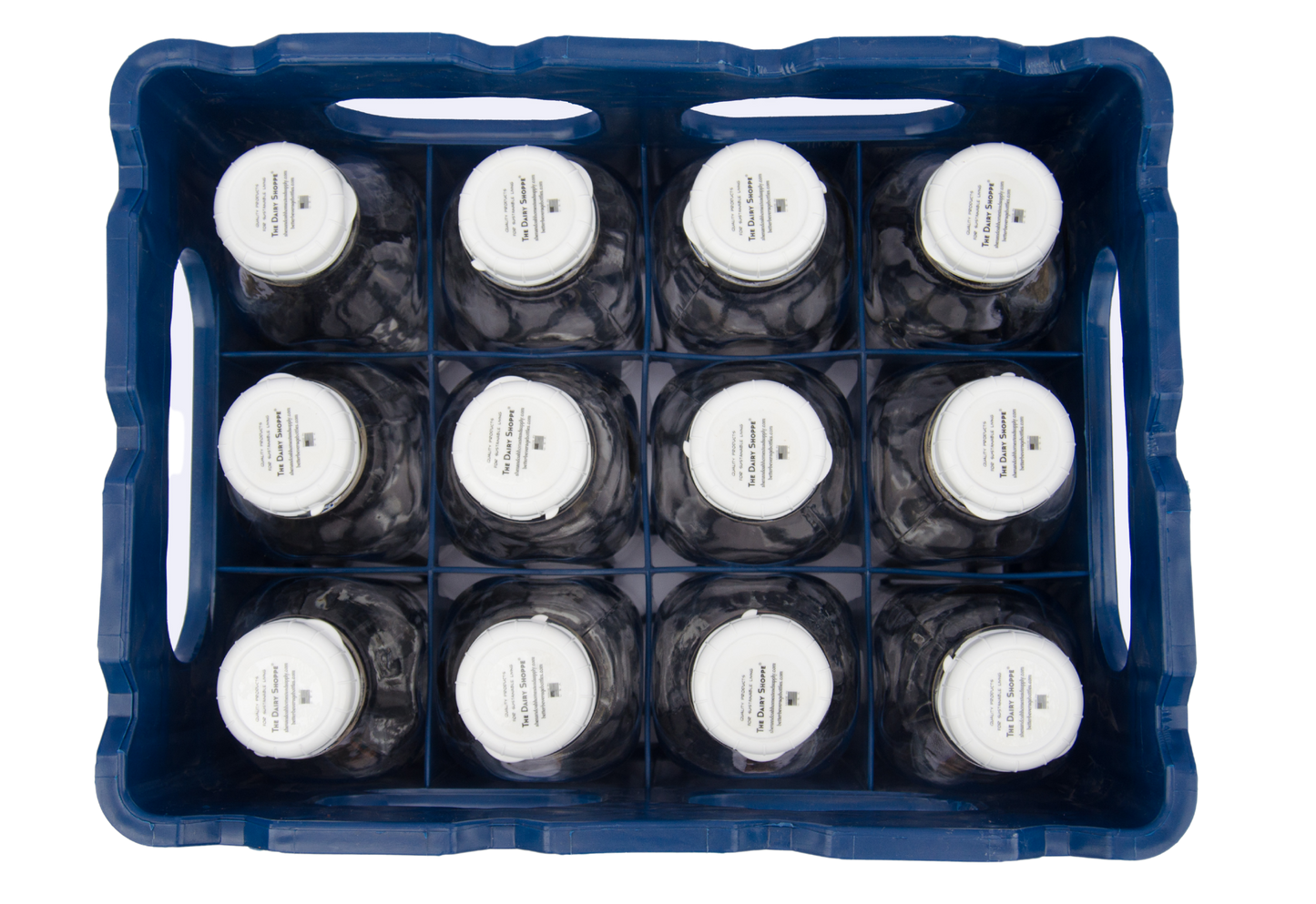 Bargain Cave Plastic Crate for Glass Milk Bottles / Commercial Duty