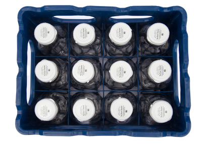 Bargain Cave Plastic Crate for Glass Milk Bottles / Commercial Duty