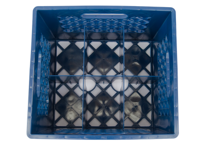 Bargain Cave Plastic Crate for Glass Milk Bottles / Commercial Duty