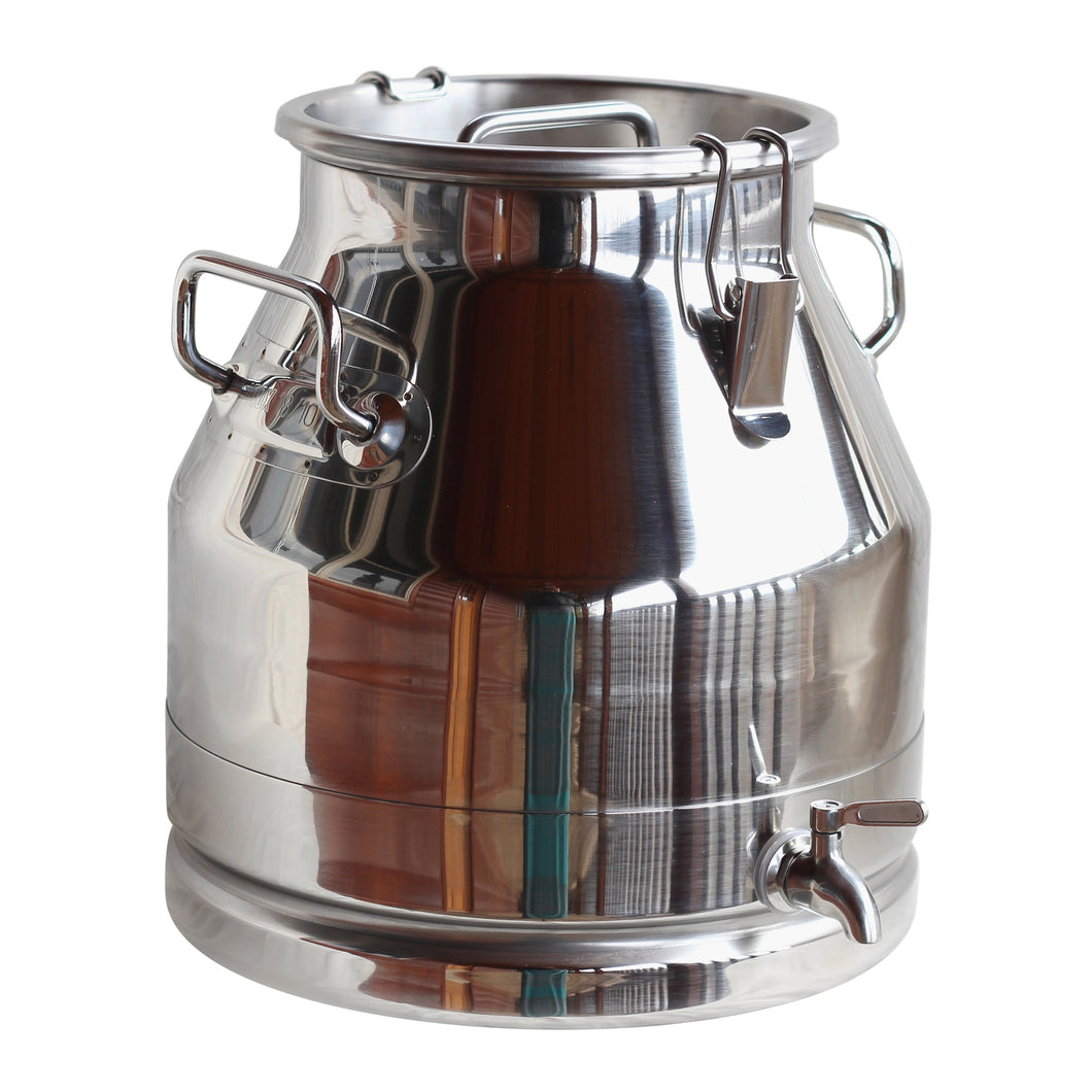 Stainless Steel Milk Pail Bucket with Lid & Handle – Shenandoah Homestead  Supply