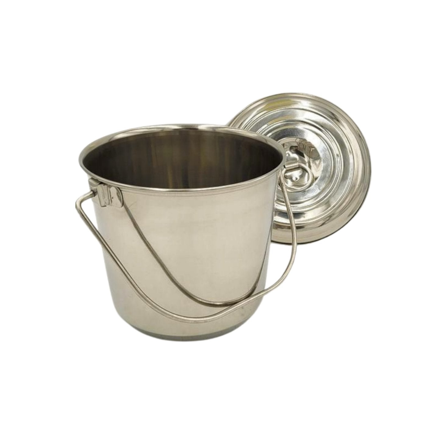 Stainless Steel Milk Pail Bucket with Lid & HandleMilk CansShenandoah