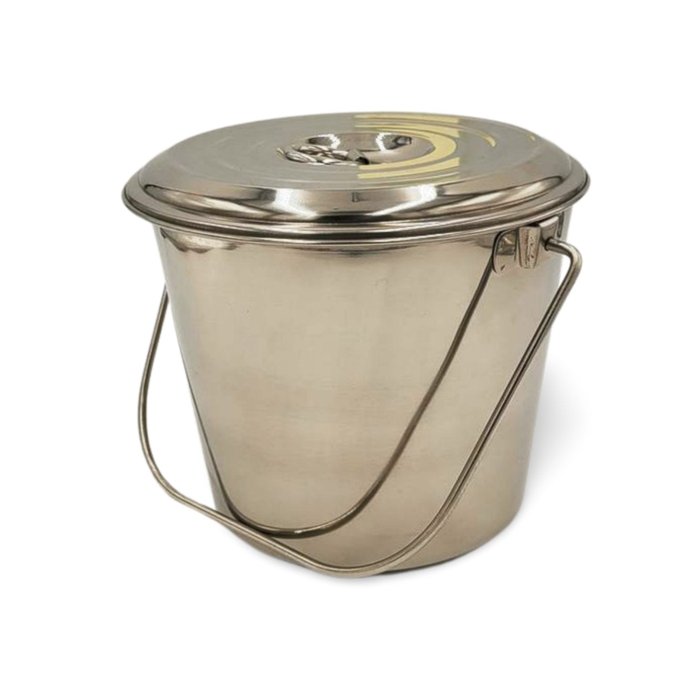 Stainless Steel Milk Pail Bucket with Lid & HandleMilk CansShenandoah Homestead Supply